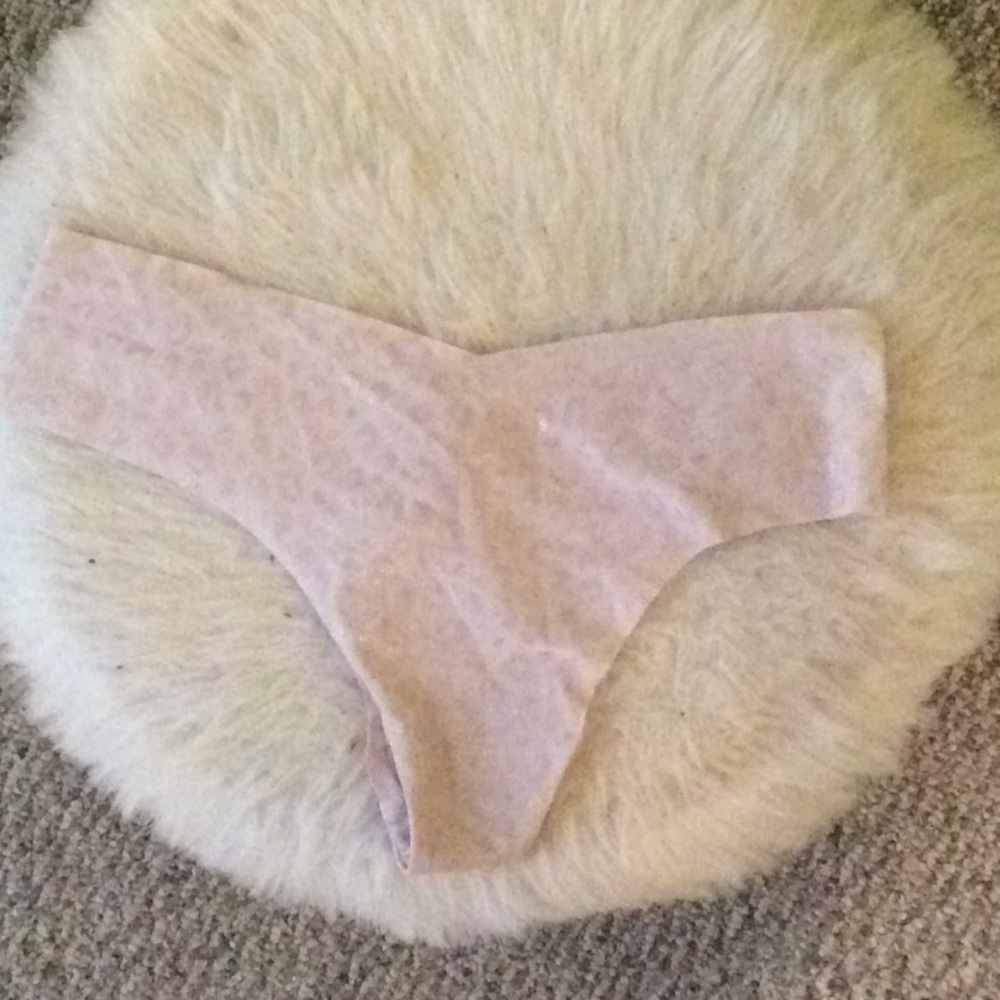 Glittery Cheetah Victoria's Secret Panty